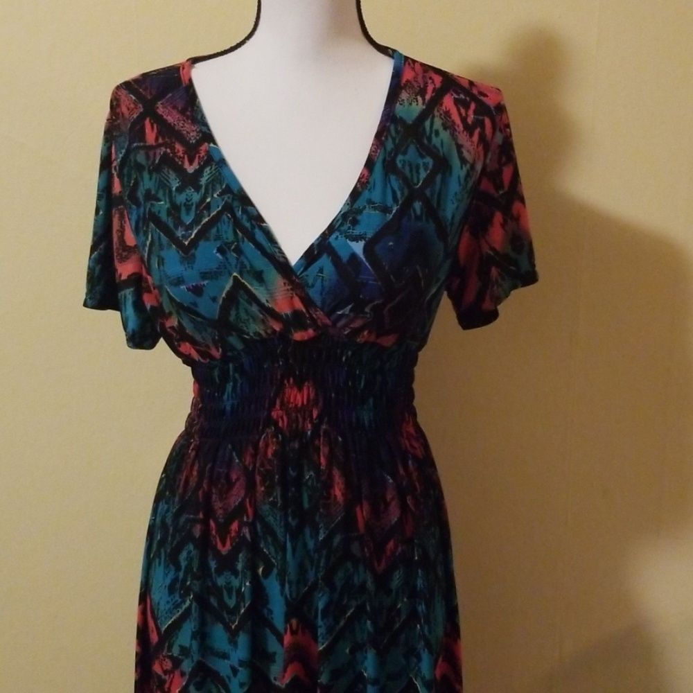 Multicolor long dress - Picture 2 of 4
